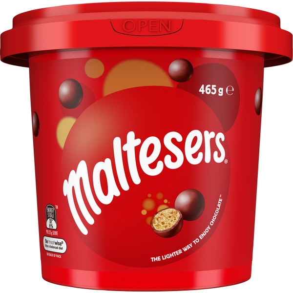 Maltesers Milk Chocolate Party Share Bucket 465g