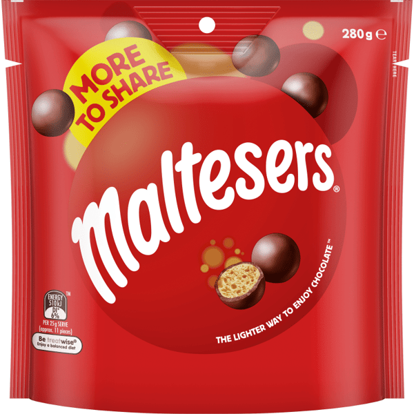 MALTESERS Milk Chocolate Large Bag 280 g