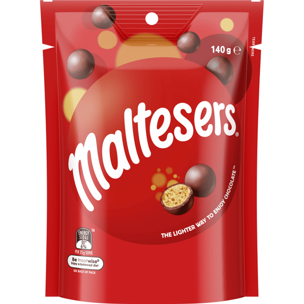 MALTESERS Milk Chocolate Bag 140 g