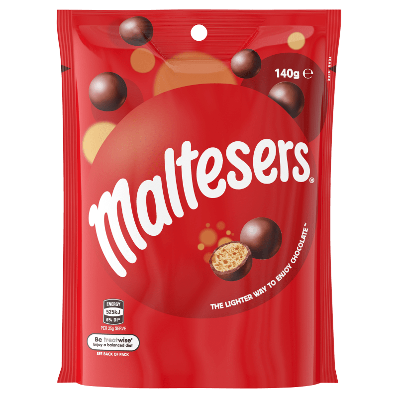 MALTESERS Milk Chocolate Bag 140 g